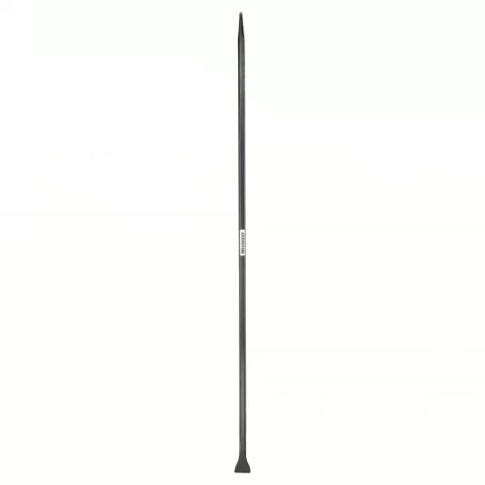 Digging Bar, Chisel/Point End, 2 9/16 inch End Width, Hexagon Bar Shape, 1 inch Bar Dia