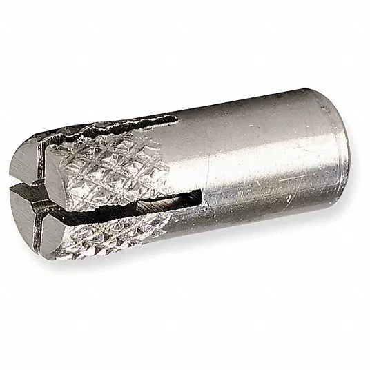 Drop-In Anchor, Plain, 303, 3/8 inch-16 Anchor Thread Size, 1/2 inch Anchor Diameter., 50 Packet