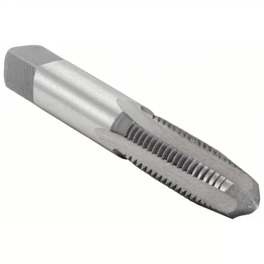 Straight Flute Tap, 3/8 inch-16Thread Size, 1 1/4 inch Thread Length, 2 15/16 inch Overall Length