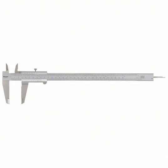 4-Way Vernier Caliper, 0 inch to 12 inch / 0 mm to 300 mm Range, 1 1/2 inch Jaw Depth