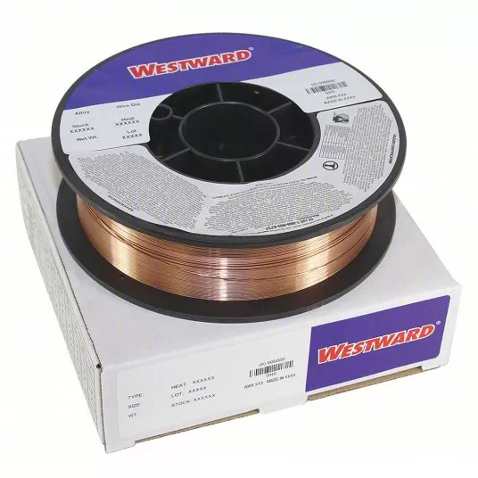 MIG Welding Wire, Low-Alloy Steel, 0.035 inch, 11 lb, ER80S-D2