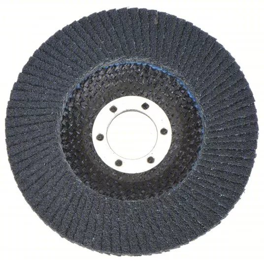 Flap Disc, Type 27, 7 inch x 7/8 inch, Zirconia Alumina, 60 Grit, Heavy Duty