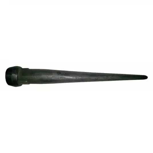 Pin Punch, 1/4 inch Tip Size, Round, 1 1/4 inch Shank Width, 10-inch Overall Length
