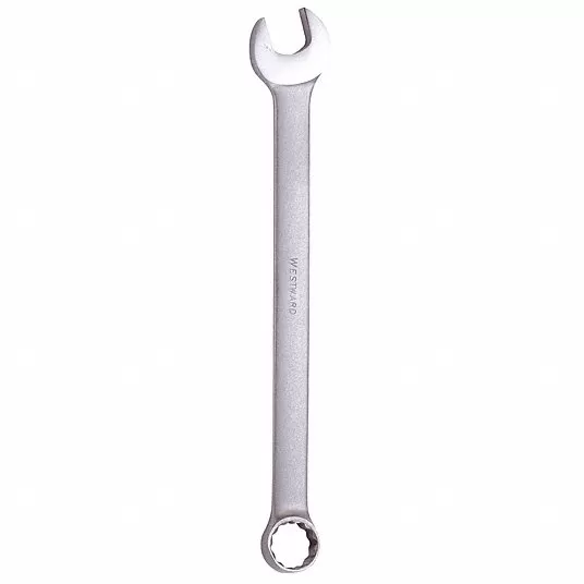 Combination Wrench, Alloy Steel, Satin, 12 mm Head Size, 6 3/4 inch Overall Length, Offset