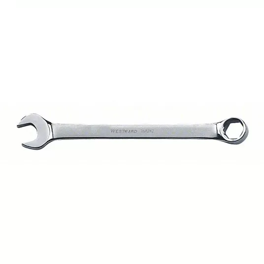 Combination Wrench, Alloy Steel, Satin, 11 1/2 inch Overall Length