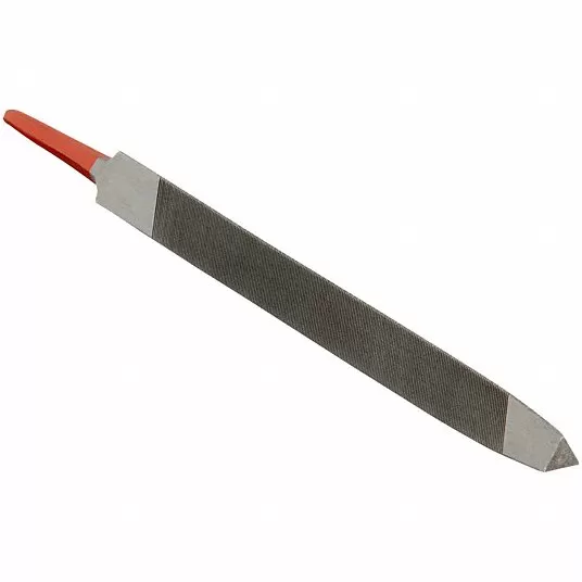 Machinists File, Triangular, 7 inch Length, 3/8 inch Width, 42_47_54 Teeth per Inch, Bastard Cut