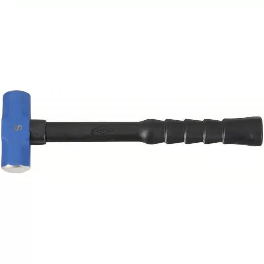Soft-Face Drilling Hammer, Fiberglass Handle, 3 lb Head Weight, 1 5/8 inch Dia, 14 inch Overall Length