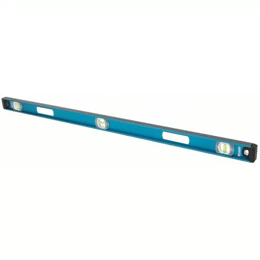 Magnetic Spirit Level, Aluminum, Overall Length 122cm, 3 Vials