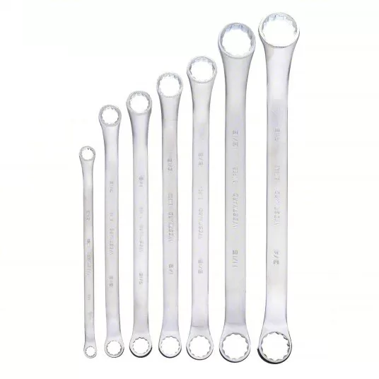 Box End Wrench Set, Satin, Insulated No, 1/4 inch to 7/8 inch, 7 PC