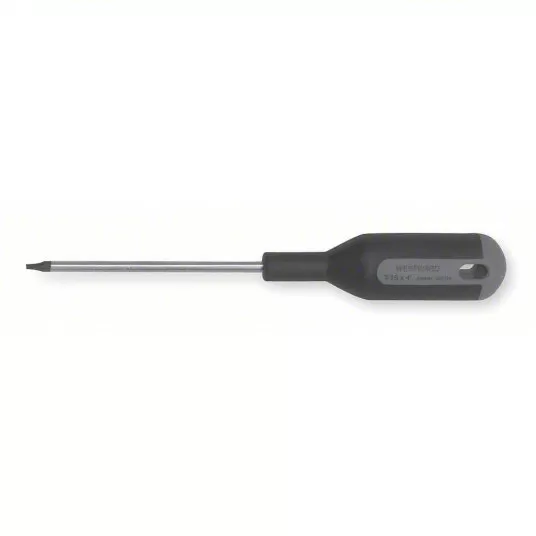 Square Screwdriver, #1 Tip Size, 8 1/2 inch Overall Length, 4 inch Shank Length