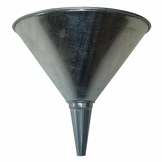Funnel Strainer, Metal, 8 In. Dia 8