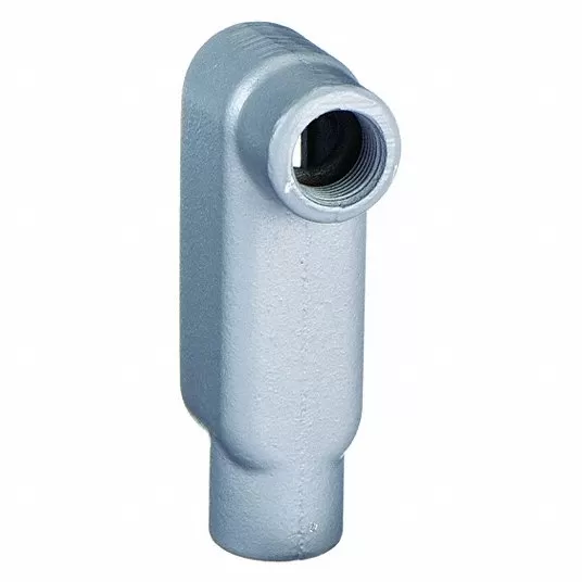Conduit Outlet Body, Hub Size 3/4 inch, Gray