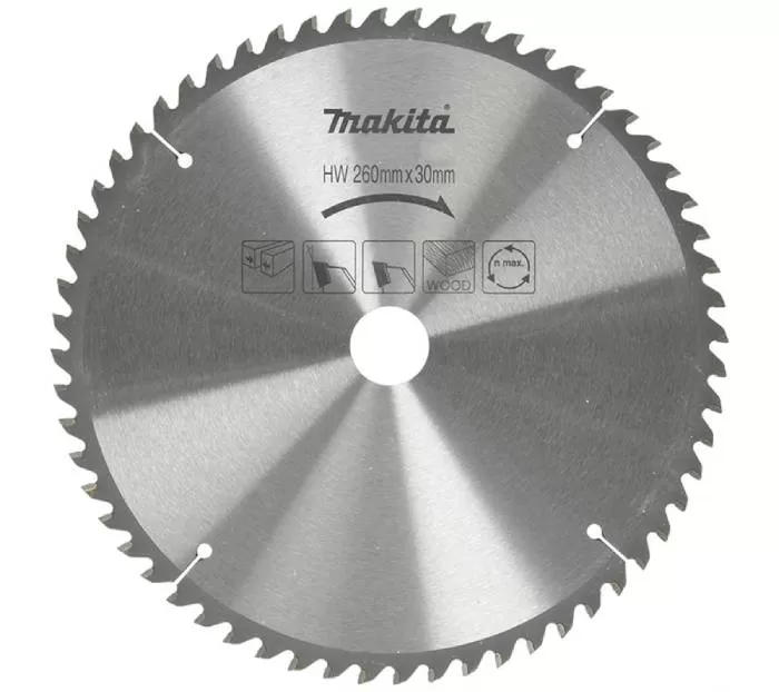 Circular Saw Blade 260 mm, For LS1040, LS1016, LS1019L, LS1018L, LH1040, LF1000