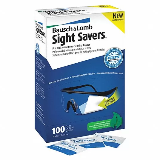 Pre-Moistened Cleaning Tissues, Individually Wrapped, Pre-Moistened, 5 in (W) x 8 in, Wipe Size (L)