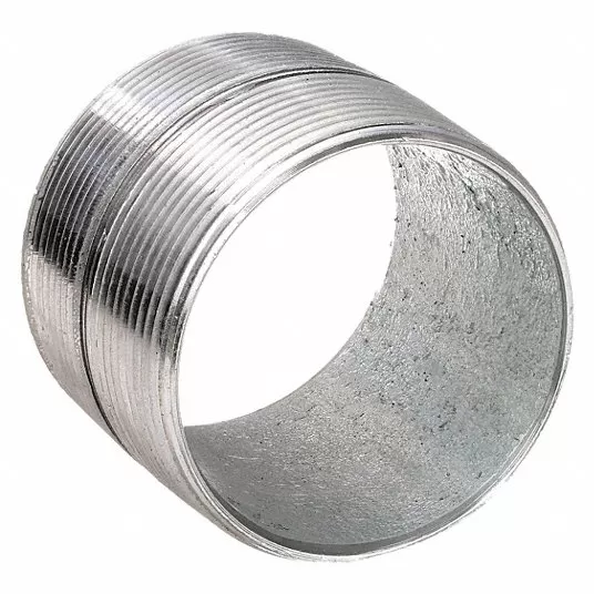 Close Thread Galvanized Steel Nipple, 1/4 in x , Pipe Schedule 40