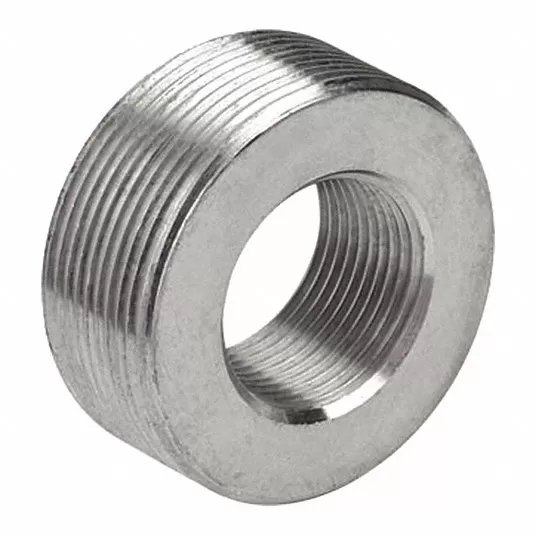 Reducing Bushing, 316 Stainless Steel, Polished, 1 1/2 in_1/2 in Trade Size, 1 27/32 in Overall Lg