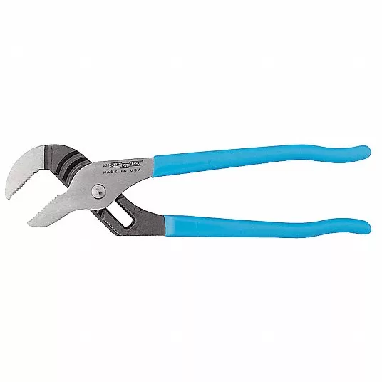 Straight Jaw Tongue and Groove Tongue and Groove Pliers, Dipped Handle, Max. Jaw Opening 2 in