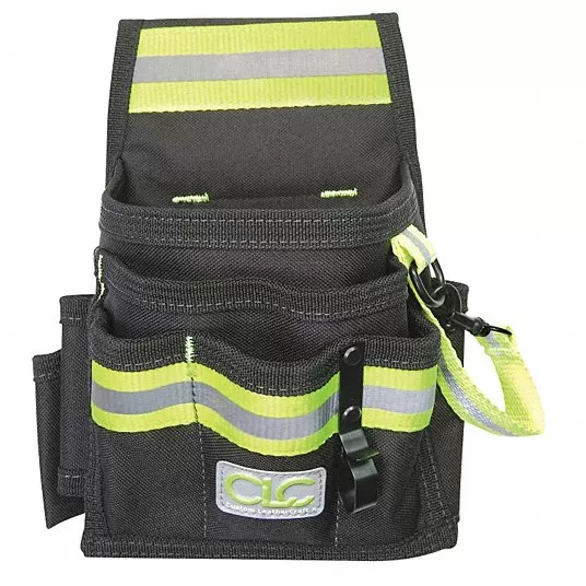 حقيبة أدواط, لون أسود / أصفر ليموني, صيانة Hi-Vis, بوليستر