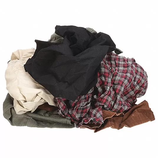 Cloth Rag: General Purpose Cleaning, Cotton, mixed Colors, 11 kg