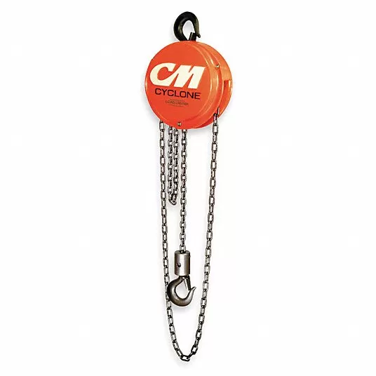 Manual Chain Hoist, 1000 lb Load Capacity, 10 ft Hoist Lift, 1 in Hook Opening4ZW91