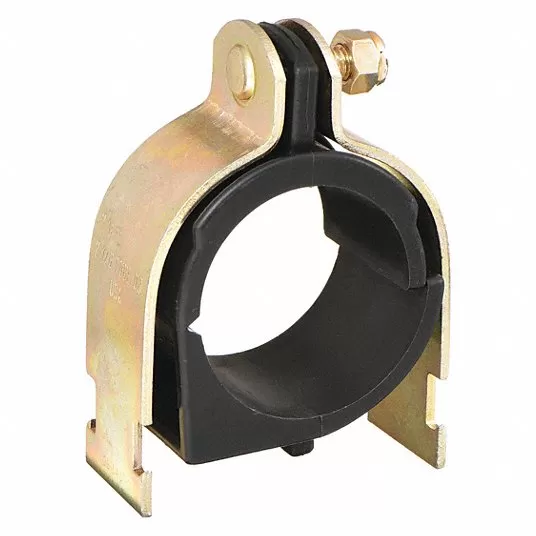Cushioned Clamp, Standard, Standard TPE Cushion, Steel Clamp