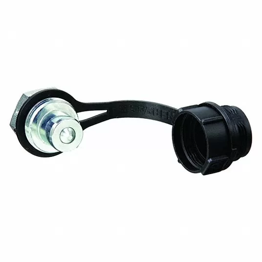 Hydraulic Quick Connect Hose Coupling, Plug, High Flow Series, Steel, Coupling Size 3/8 in