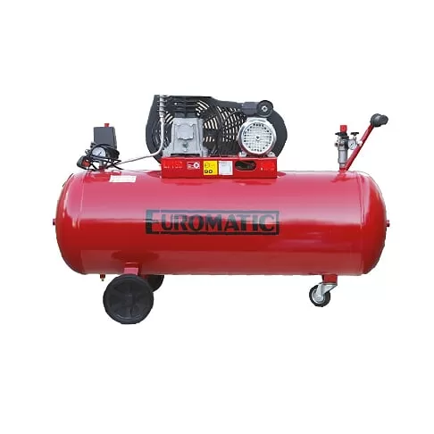 Electric Air Compressor, 150 Liters, 2HP, 1.5KW, 1Phase-220V-60HZ, Made in Italy