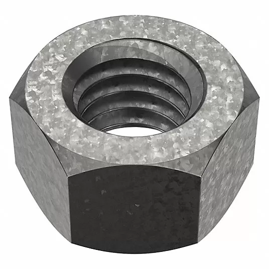 صامولة سداسية, من الفولاذ, درجة 2, حجم قطر التسنين 3/8 "-16