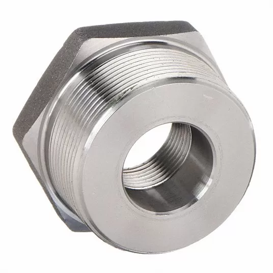 وصلة, من الفولاذ المطروق,حجم الأنبوب 1 × 3/4 بوصة, خارجي NPT x داخلي NPT, فئة 3000