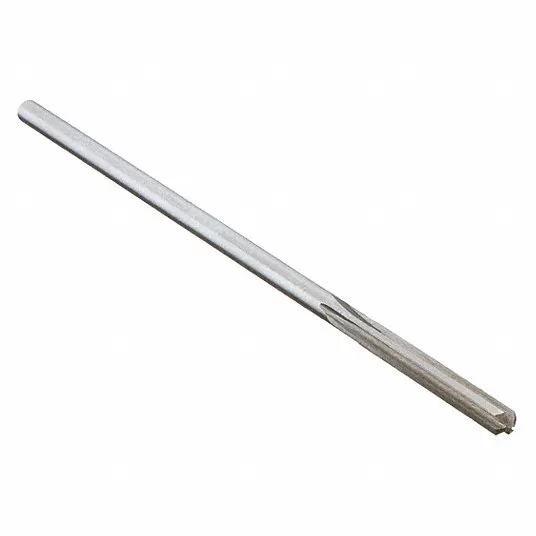 Chucking Reamer, High Speed Steel, Bright (Uncoated), Straight, Wire, #35