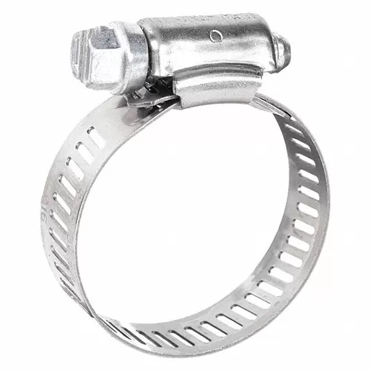 Interlocked Worm Gear Hose Clamp, 1/2Inch Wide, PK10