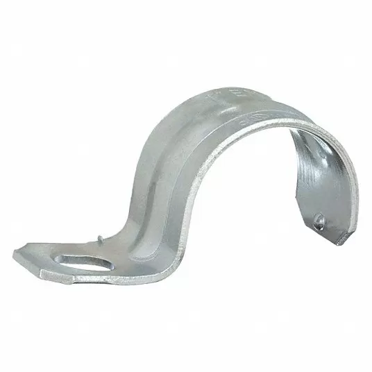 One Hole Conduit Strap, Steel, PK50