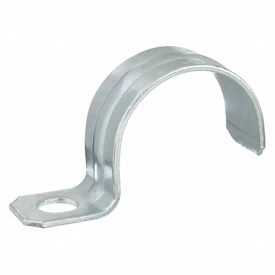 One Hole Conduit Strap, Steel, 2 In, PK10