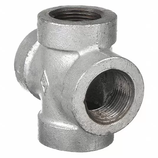 Cross: 316 Stainless Steel, 3/4 Inch x 3/4 Inch Fitting Pipe Size, NPT, Class 300