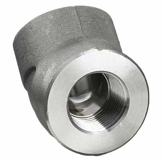 45 Degrees Elbow: 2 x 2Inch, Forged Steel, Female NPT x Female NPT, Class 3000