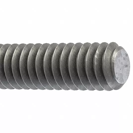 Fully Threaded Stud, Steel, Grade B7, 1/2