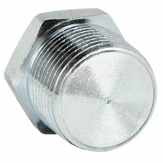 Hex Head Plug: 1Inch Pipe Size, Forged Steel, Male NPT