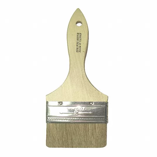 Paint Brush, Chip Brush, 3 Inch, Natural, China Hair, 24 PK