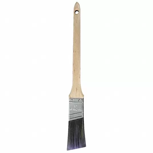 Paint Brush, Angle Sash Brush, 1 Inch, Synthetic, Polyester