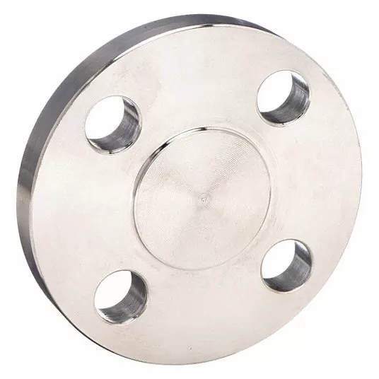Pipe Flange, Blind Flange, 304/304L Stainless Steel, 1Inch Pipe Size, 4 7/8Inch Flange Outside Dia