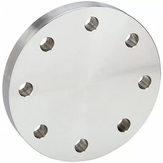 Pipe Flange: Blind Flange, 304/304L Stainless Steel, 3 in Pipe Size, 8 1/4 in Flange Outside Dia, Class 300