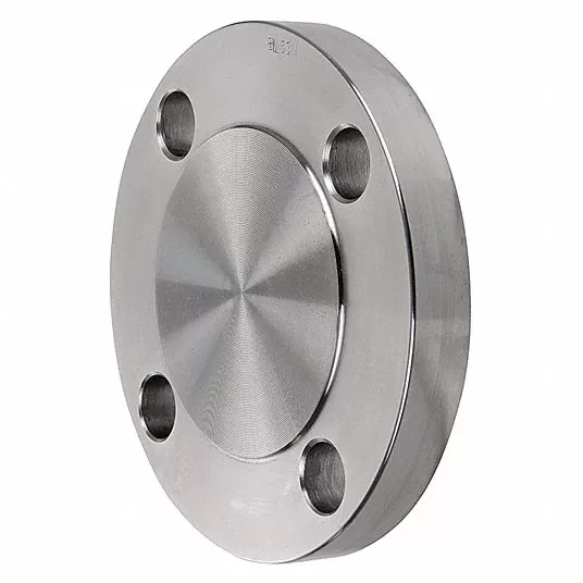 Pipe Flange: Blind Flange, 316/316L Stainless Steel, 1 in Pipe Size, 4 7/8 in Flange Outside Dia, Class 300