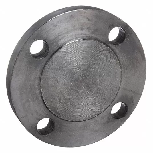 Pipe Flange: Steel, 2 in Pipe Size, Raised Face Blind Flange, Class 150