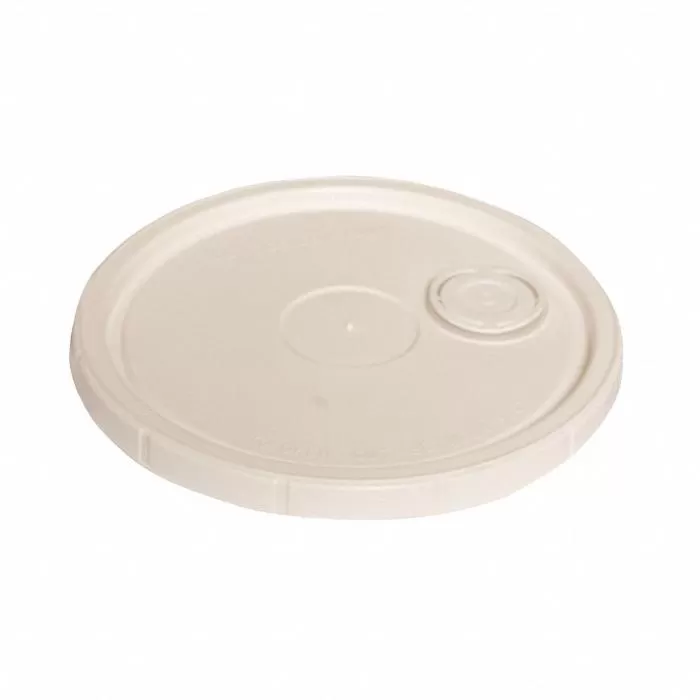 Plastic Pail Lid, White, For 34A231, 34A232
