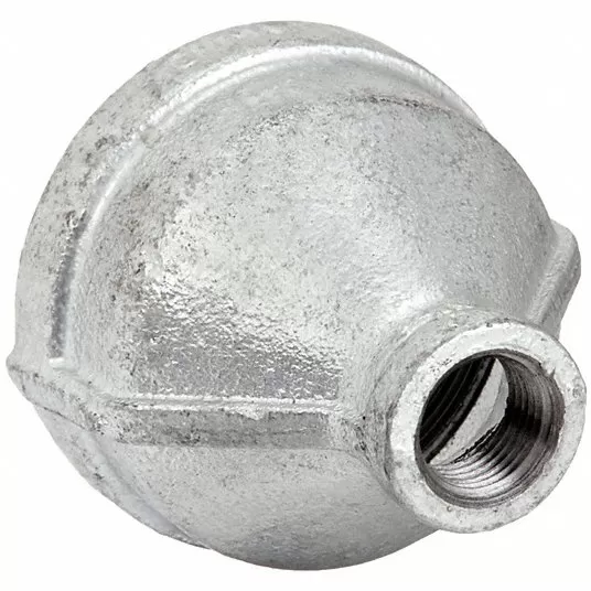 وصلة نقاص, من الحديد القابل للطرق, حجم لأنبوب 1 × 1/4 بوصة, NPT × NPT, الفئة 150