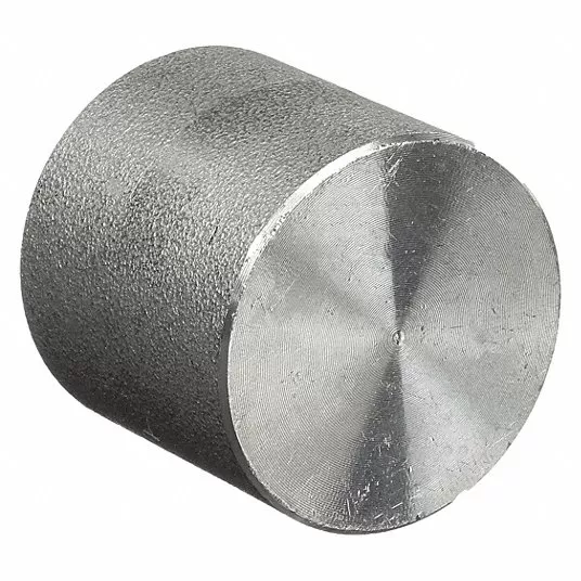 Round Cap, 316L Stainless Steel, 1/4Inch Fitting Pipe Size, Female NPT, Class 3000, 1Inch Overall Length