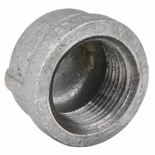 غطاء دائري, من الحديد القابل للطرق, حجم الأنبوب 1/8 بوصة, داخلي NPT