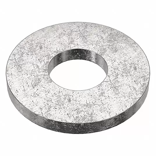 Stainless Steel Flat Washer, Plain Fastener Finish, Fits Bolt Sizes 1/4Inch