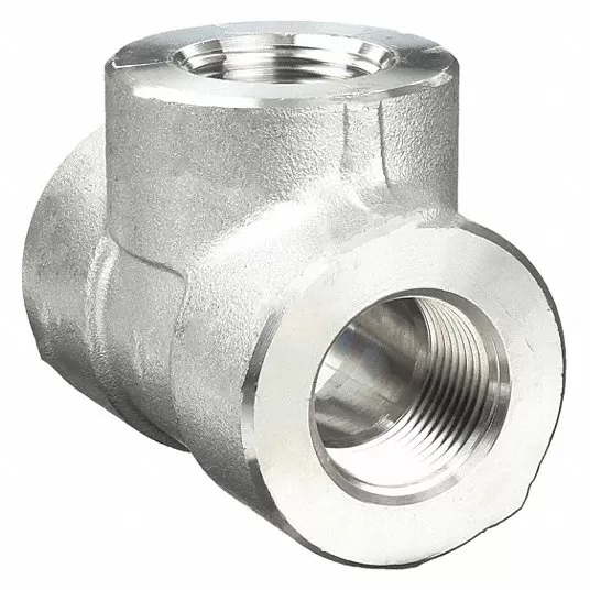 Tee: 316 Stainless Steel, 3/4 in x 3/4 in x 3/4 in Fitting Pipe Size, Class 3000
