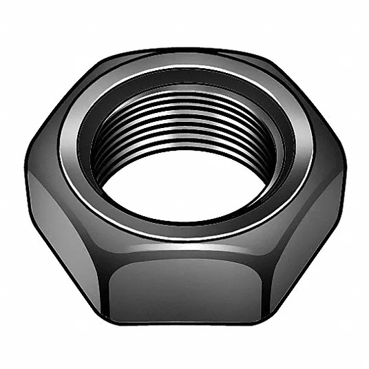 Thin Nut, 1/4 Inch-20 , Plain Finish, 316 Stainless Steel, Right Hand, ASME B18.2.2, PK100